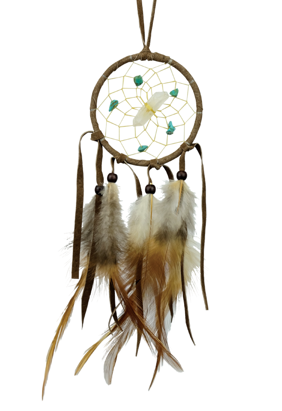 Vision Seeker Dream Catcher Brown - 2.5"