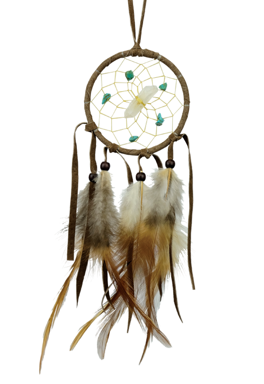 Vision Seeker Dream Catcher Brown - 2.5"