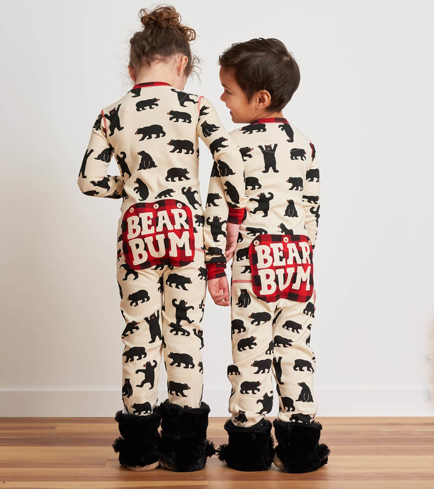 Black Bear Kids Union Suit