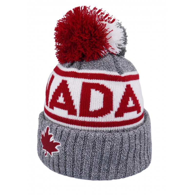 Canada Athletic Pompon Hat - Grey