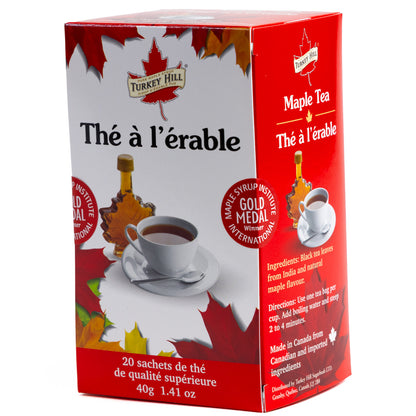 Turkey Hill Maple Tea - 20 tea bags French Side