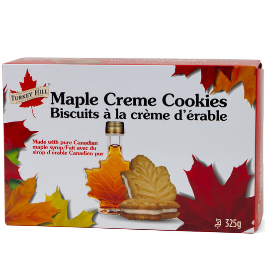 Turkey Hill Maple Cream Cookies - 325g with Pure Canadian Maple Syrup