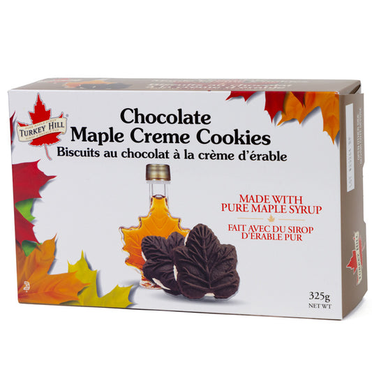 Turkey Hill Chocolate Maple Cream Cookies - 325g with Pure Canadian Maple Syrup