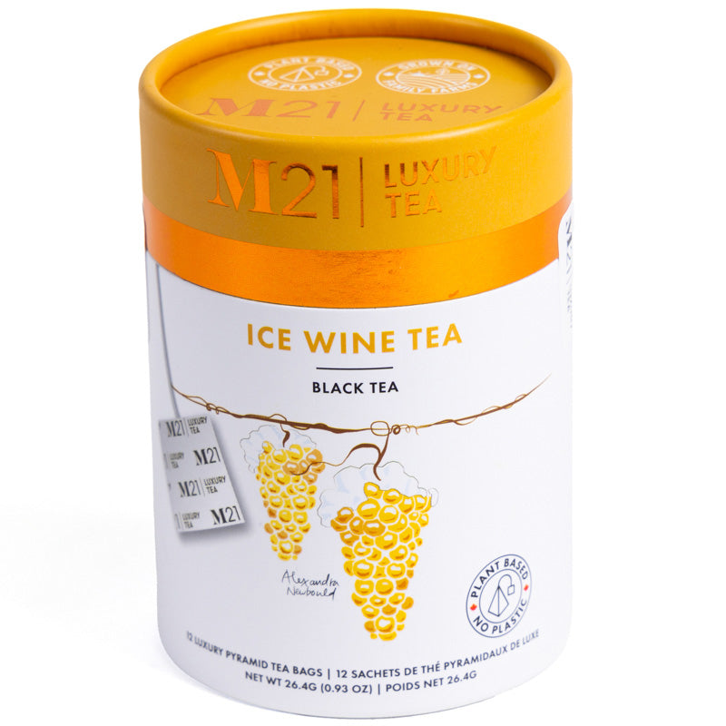 Canadian Ice Wine Tea in Paper Can - 12 tea bags