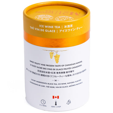 Canadian Ice Wine Tea in Paper Can - 12 tea bags