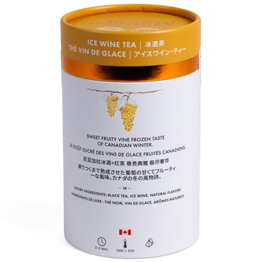 Canadian Ice Wine Tea in Paper Can - 24 tea bags