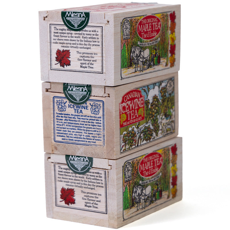 Canadian Tea pack - Maple Tea, Ice Wine Tea and Maple Tea