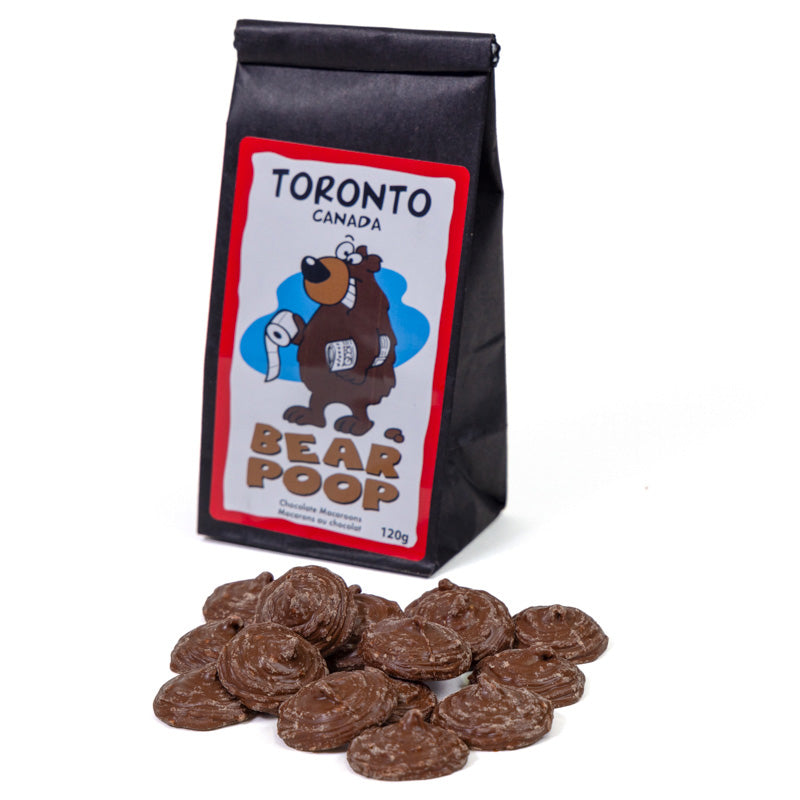 Canadian Bear Poop Chocolate Macaroons - 120g