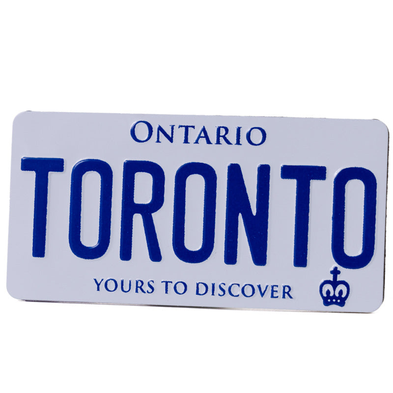 Toronto Magnet - License Plate Design