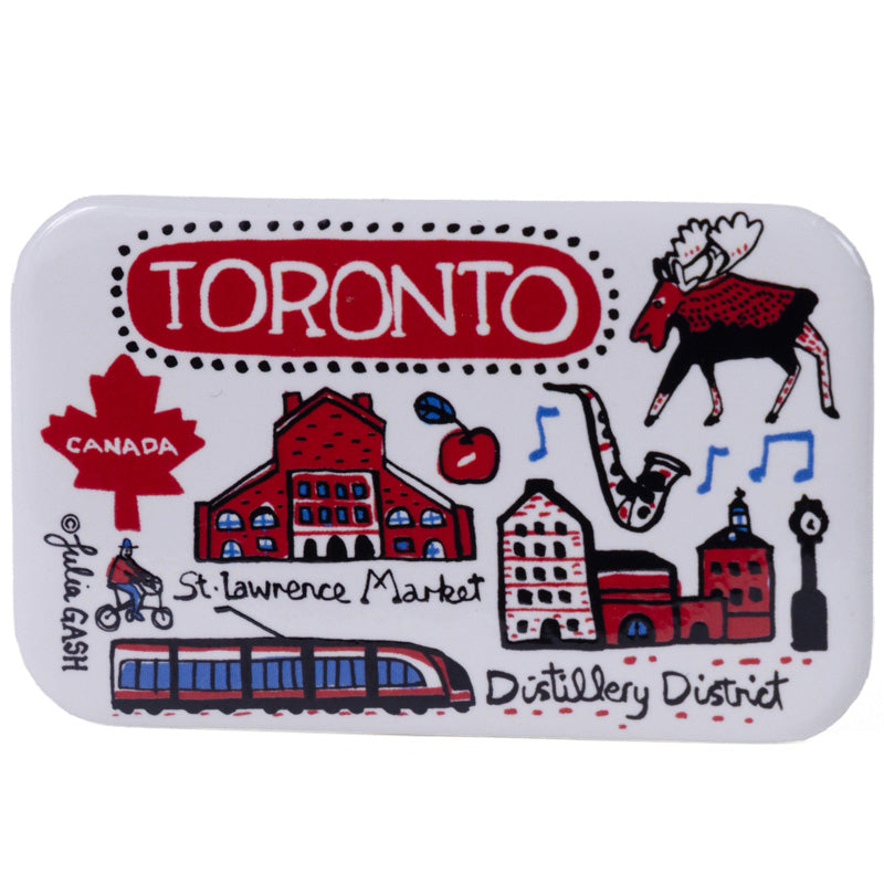 Toronto Illustrated Iconic Landmarks Magnet - St. Lawrence Market