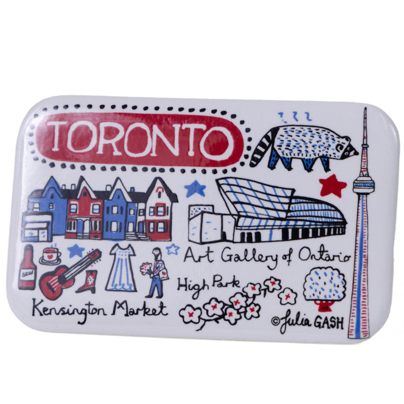 Toronto Illustrated Iconic Landmarks Magnet - Kensington Market