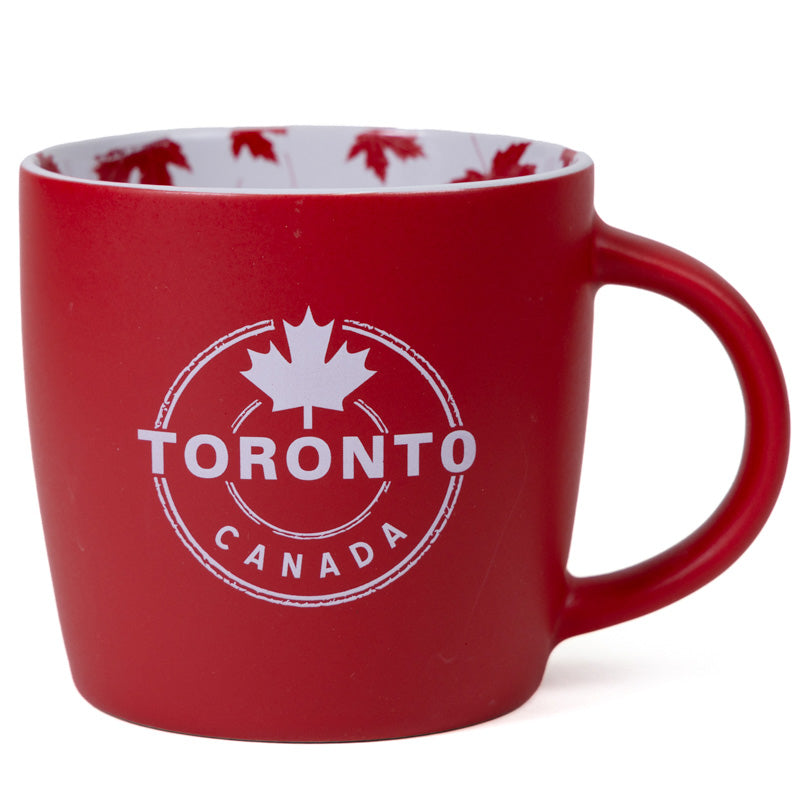 Toronto Canada Mug with Maple Leaf Pattern Interior – UCANADA