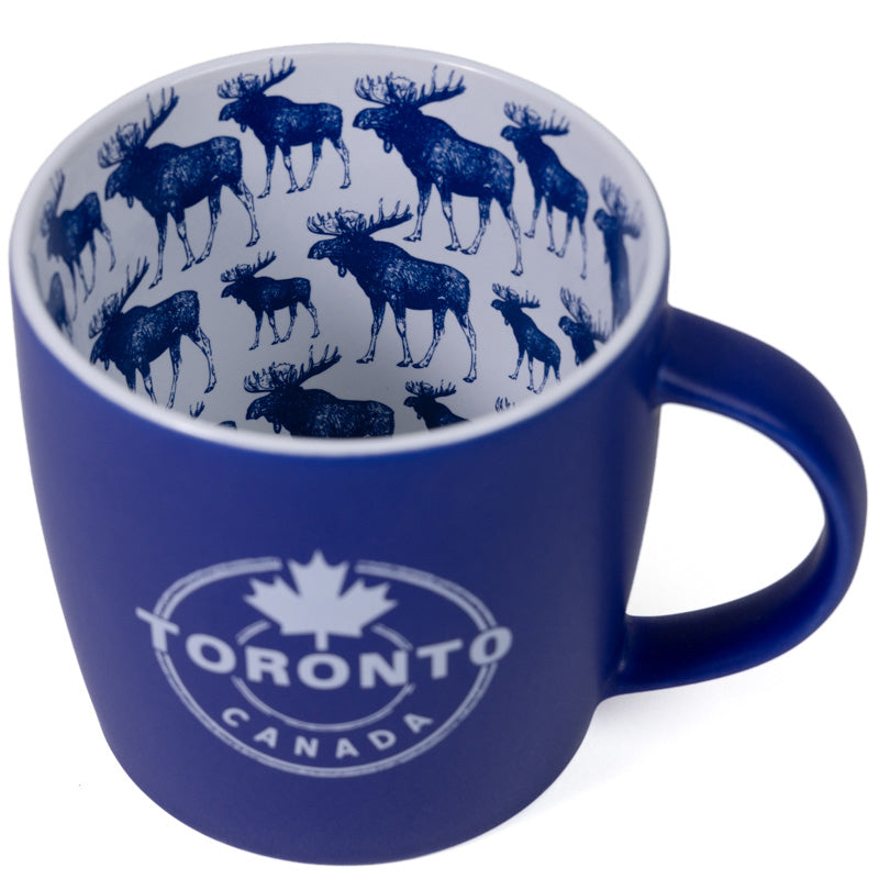 Toronto Canada Mug with Moose Pattern Interior