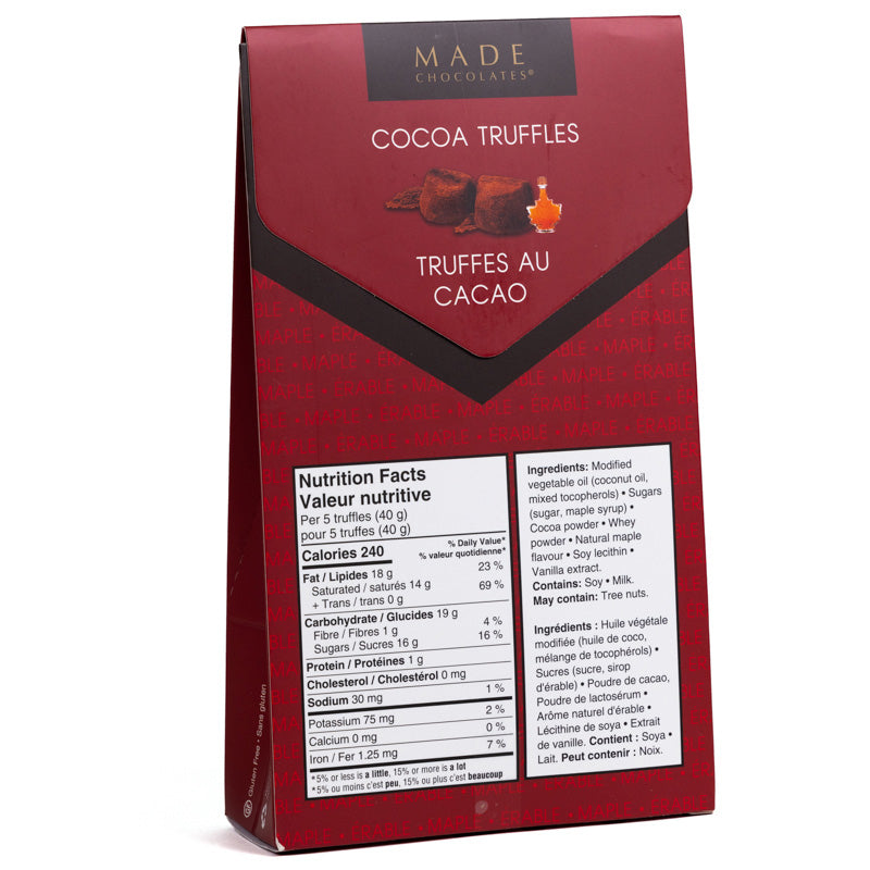 Maple Cocoa Truffles - 100g