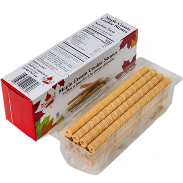 Turkey Hill Maple Cream Cookie Straws - 125g Made with Pure Canadian Maple Syrup