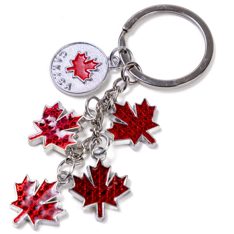 Canada Keychain - Maple Leaves