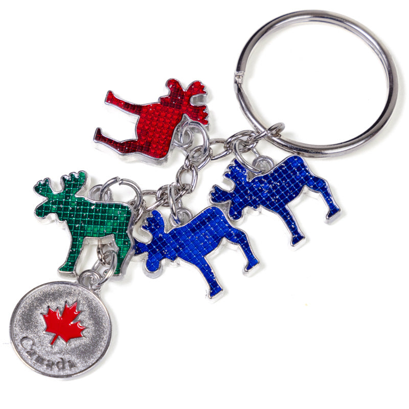 Canada Keychain - Moose Family