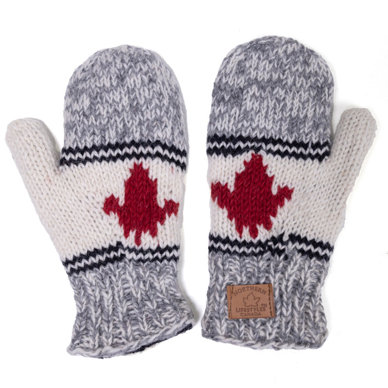 Maple Leaf Mittens