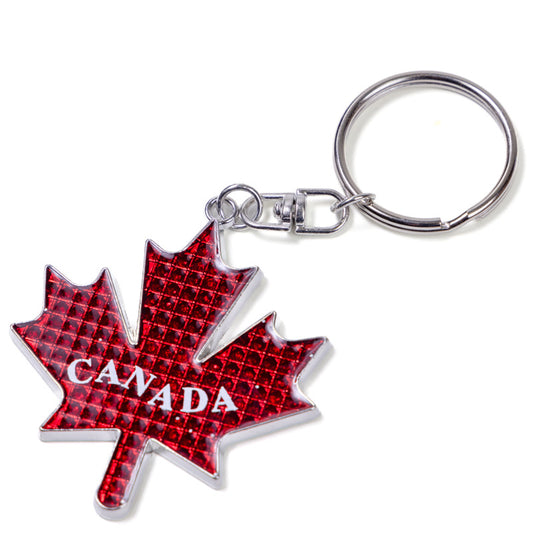 Canadian Keychain - Red Maple Leaf