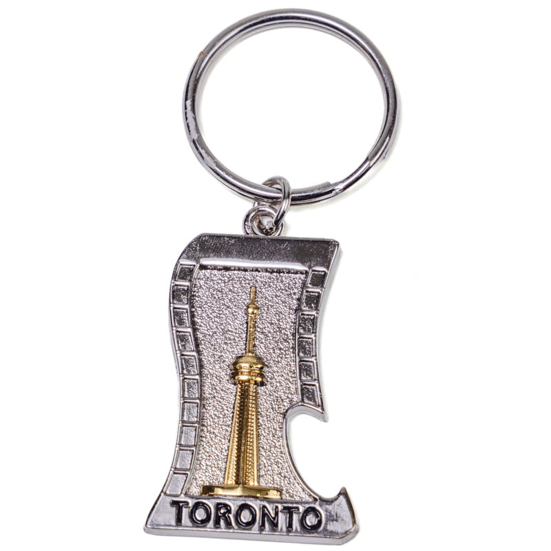 Toronto CN Tower Keychain with Bottle Opener