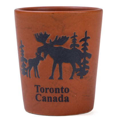 Moose Toronto Canada Marble Shot Glass