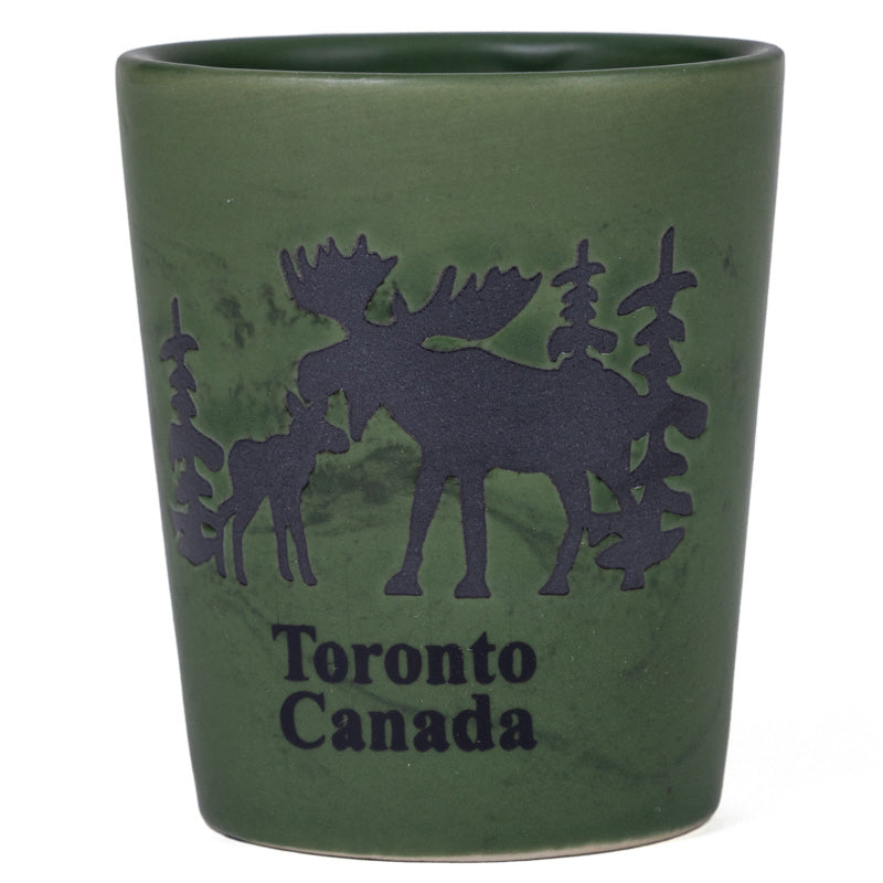 Moose Toronto Canada Marble Shot Glass