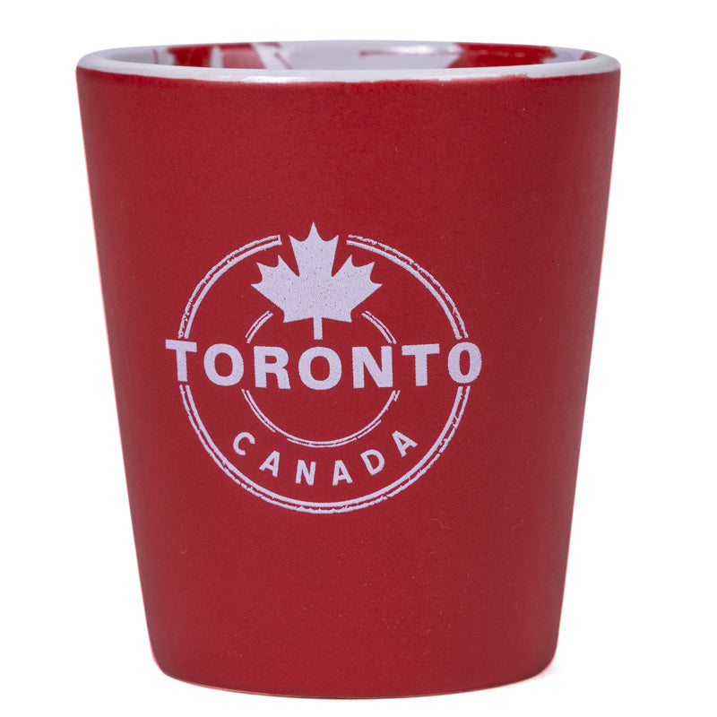 Maple Leaf Toronto Canada Shot Glass