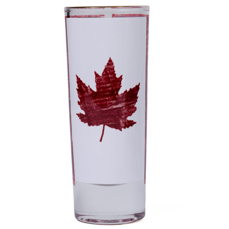 Shooter Glass - Canadian Maple Leaf