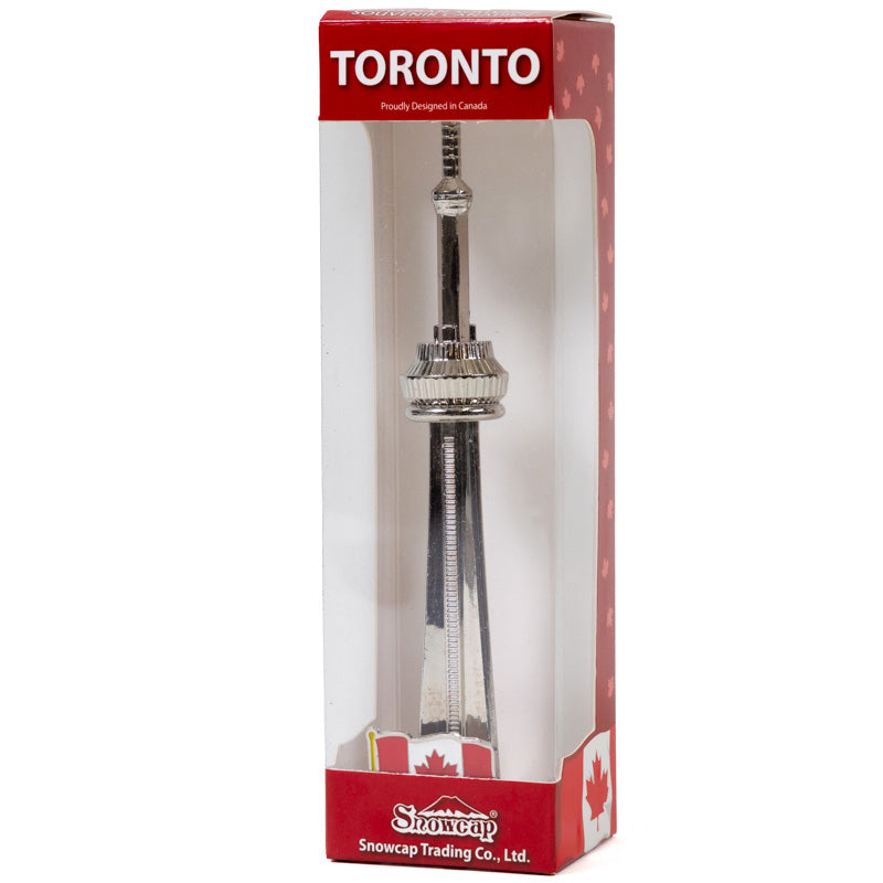 CN Tower Replica - Metal, 17.5 cm