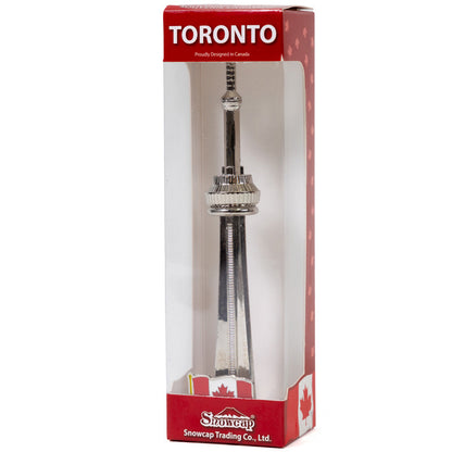 CN Tower Replica - Metal, 17.5 cm