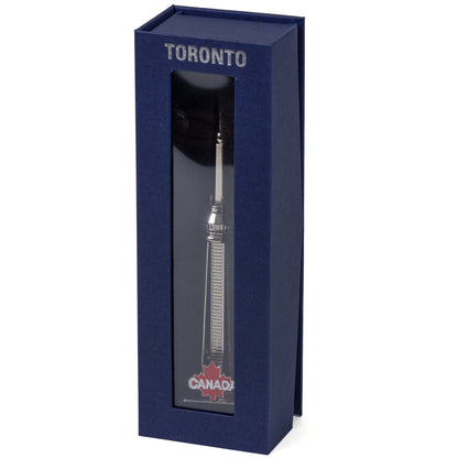 CN Tower Replica - Metal, 17 cm