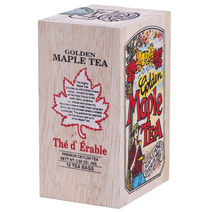 Golden Maple Tea in Wood Box - 12 tea bags