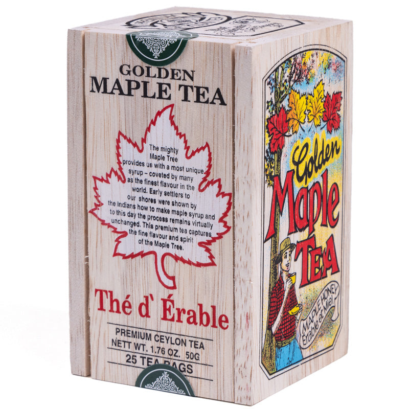 Golden Maple Tea in Wood Box - 25 tea bags