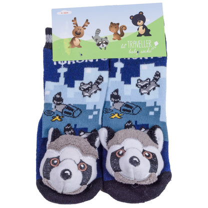 Lil' Traveller baby socks - Toronto Raccoon