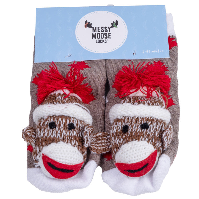 Lil' Traveller baby socks - Canada Sock Monkey