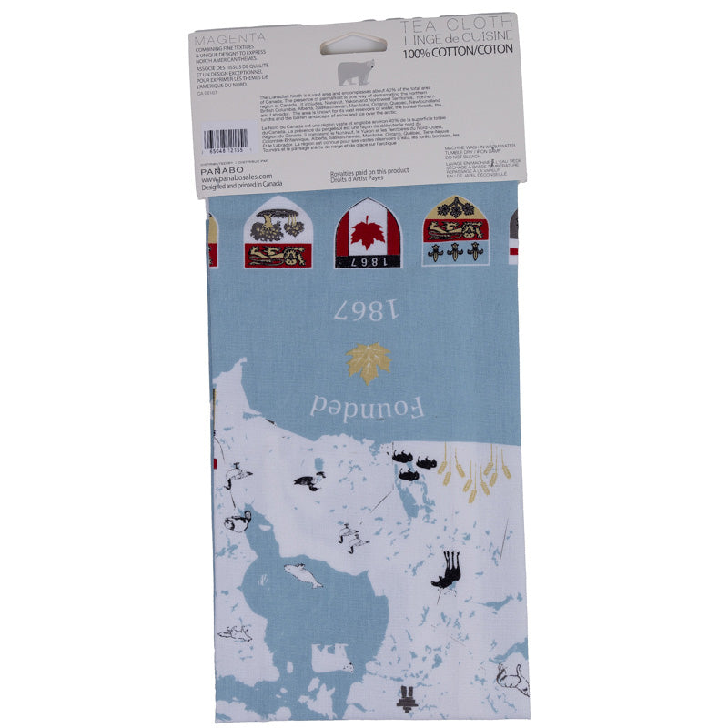 Tea Towel - Canada Map