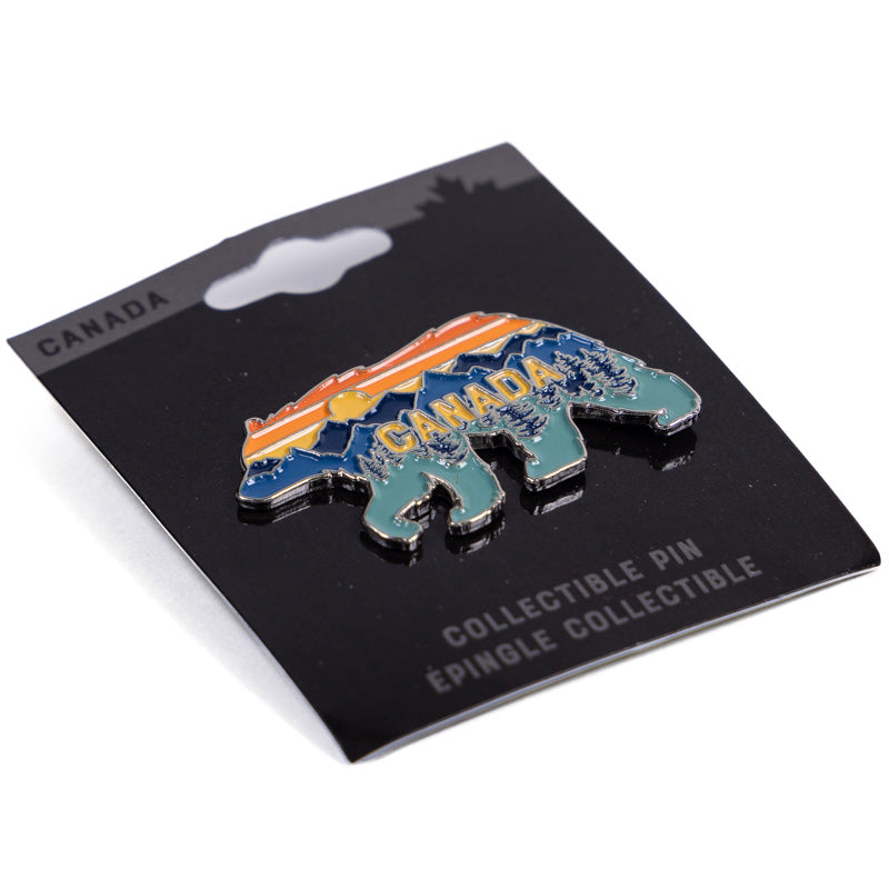 Lapel Pin - Vibrant Bear