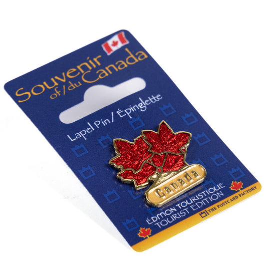 Lapel Pin - Maple Leaves