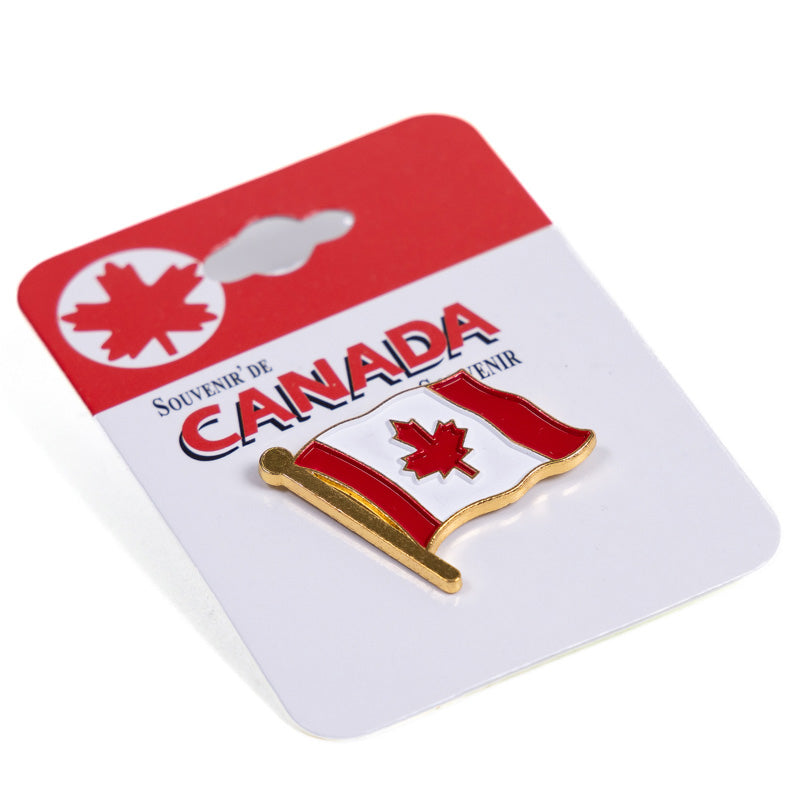 Lapel Pin - Distressed Canadian Flag