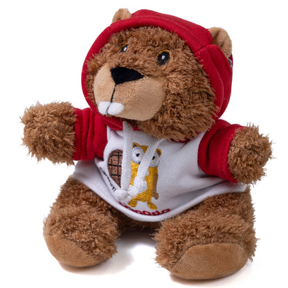 Grimm Beaver Stuffed Animal in Hoody - 9"