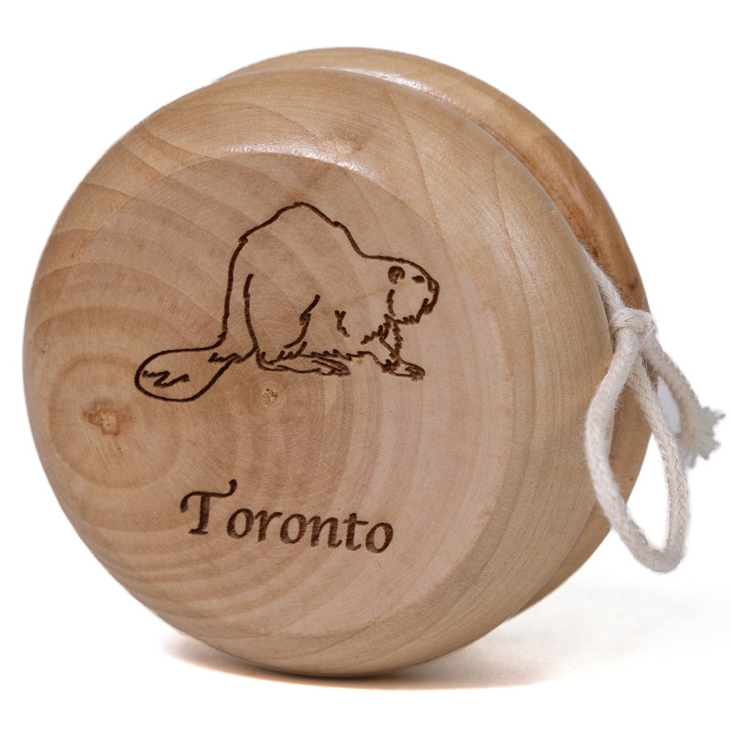 Classic Wooden Yo-Yo - Beaver Toronto