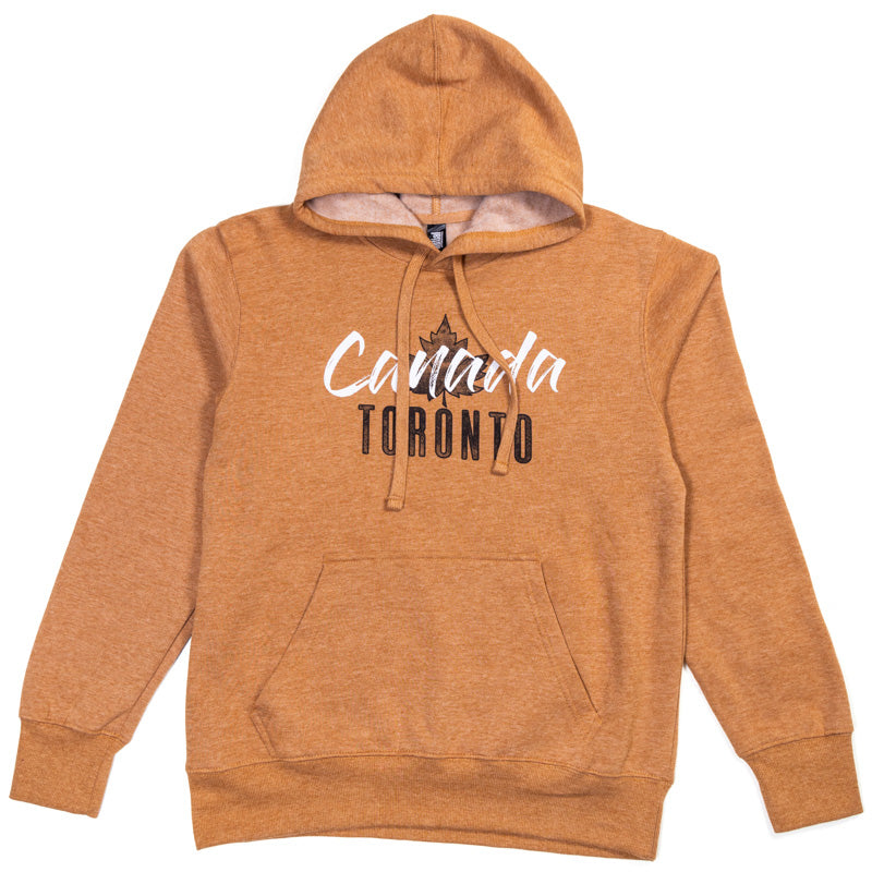 Toronto Canada Maple Leaf Hoodie - Caramel