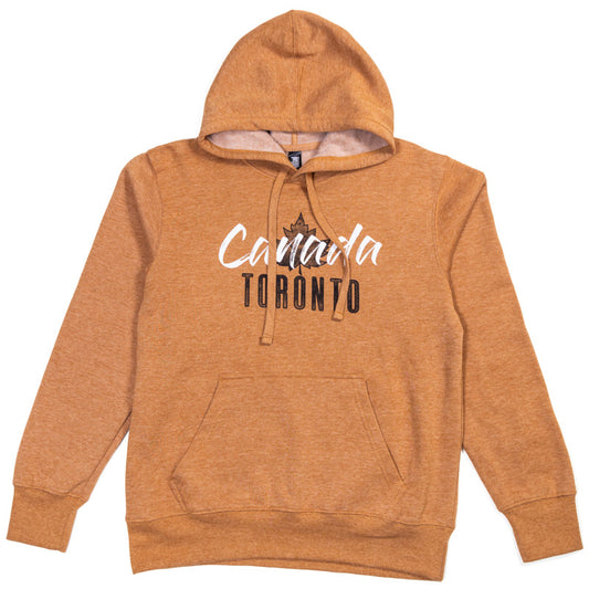 Toronto Canada Maple Leaf Hoodie - Caramel