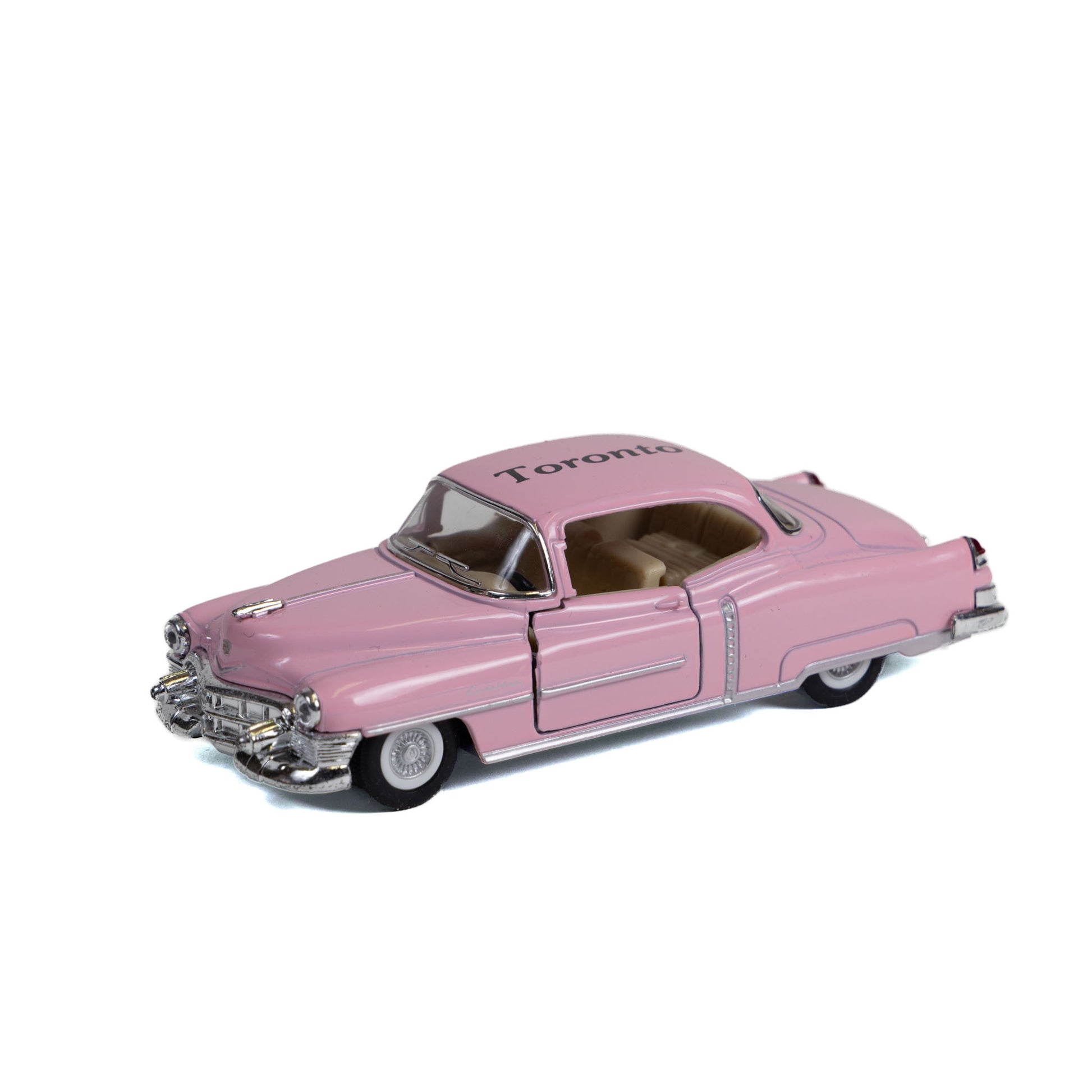 1953 Cadillac Series 62 Coupe Die-Cast Metal Model (1:43) in Pink