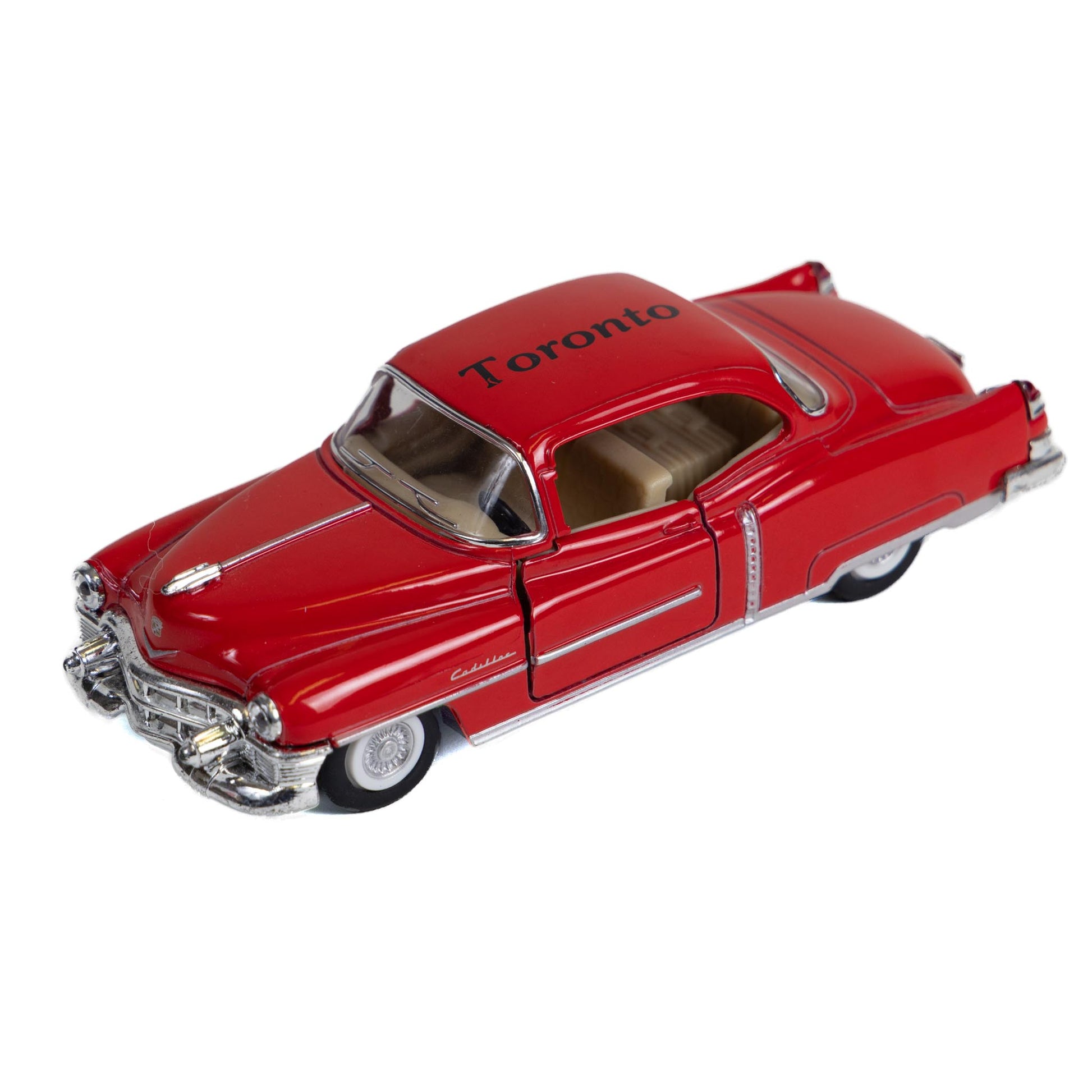 1953 Cadillac Series 62 Coupe Die-Cast Metal Model (1:43) in Red