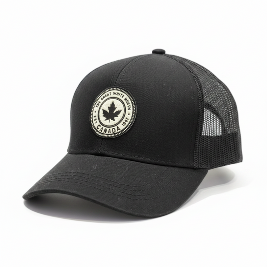 Canada Great White North Trucker Cap - Black side