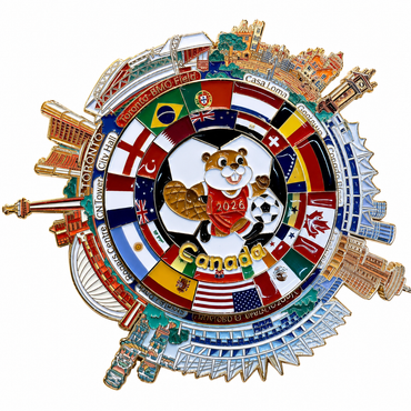 CANADA 2026 Soccer Spinner magnet - Limited Edition