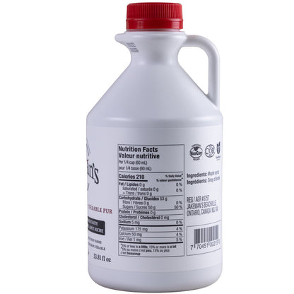 Jakeman's Pure Maple Syrup Canada Grade A Amber - 1L Jug