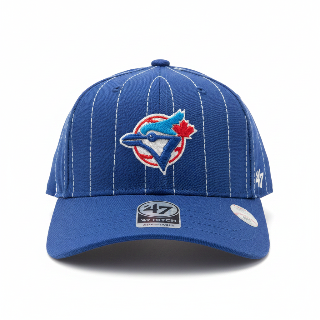 MLB Toronto Blue Jays '47 Hitch Cap - Royal Blue Pinstripe front
