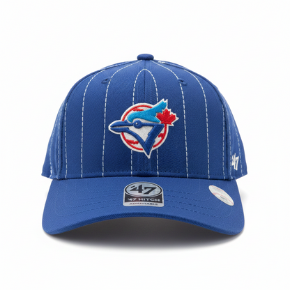 MLB Toronto Blue Jays '47 Hitch Cap - Royal Blue Pinstripe front